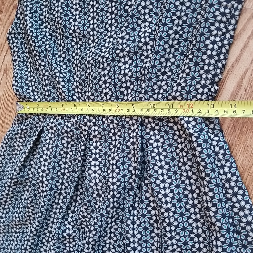(S) Gold Stone Women's Floral Fit & Flare Dress Business Casual Modern Vacation - Picture 5 of 8